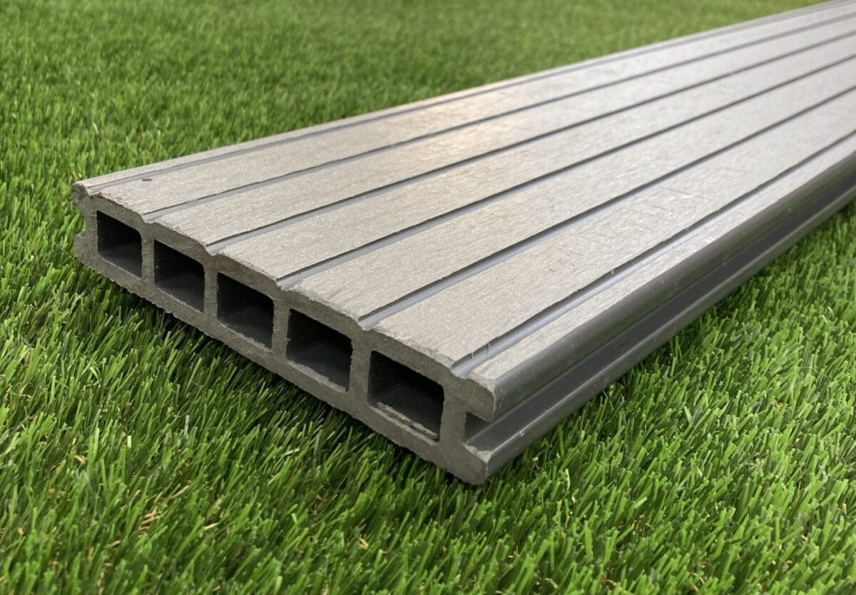 3.6m Grey Composite Decking Decking Boards Deck Kingdom