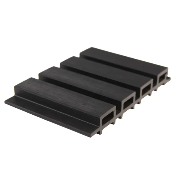 3.6m black ribbed cladding