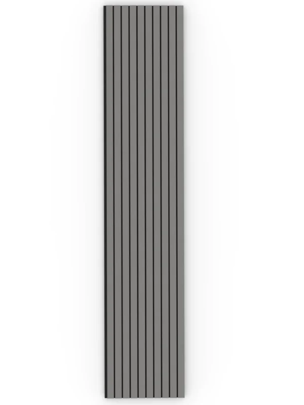 2.4m misty grey slat wall