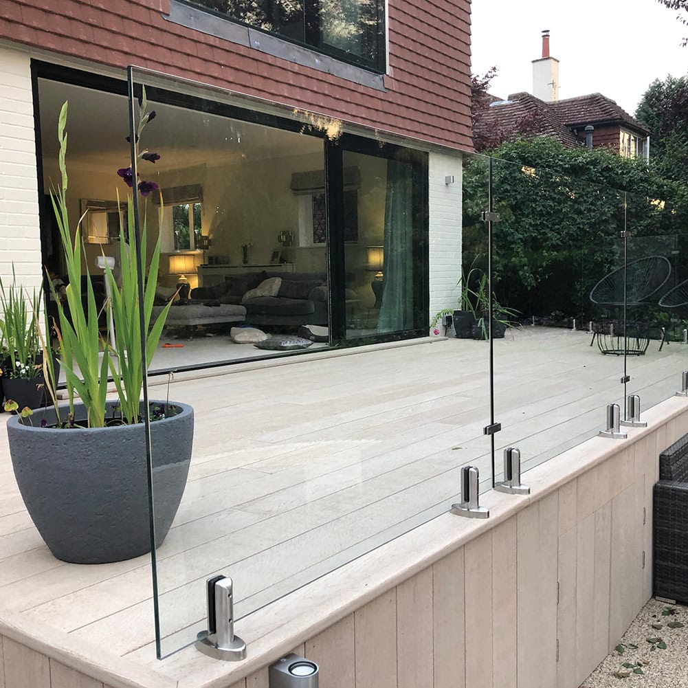 balustrade in garden setting