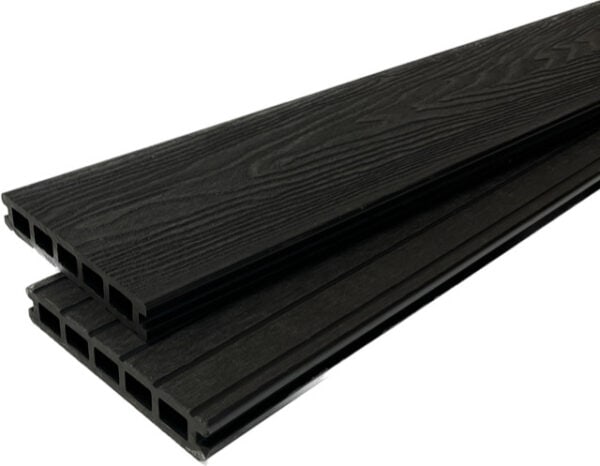 4m black composite decking