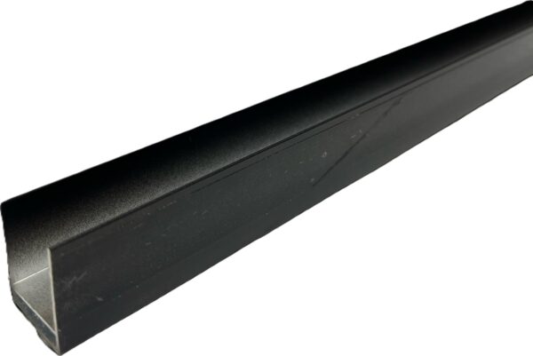 aluminium bottom rail for composite fencing