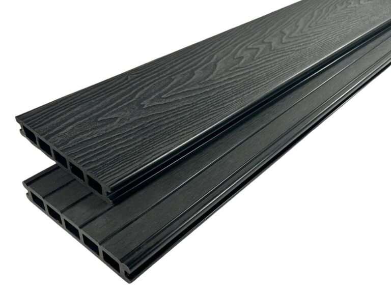 4.8m black composite decking
