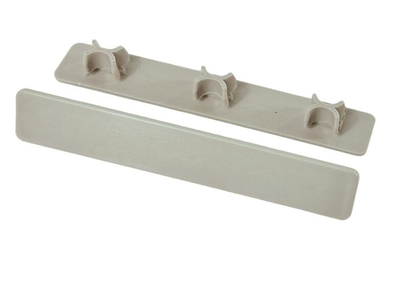 Ash composite decking end cap