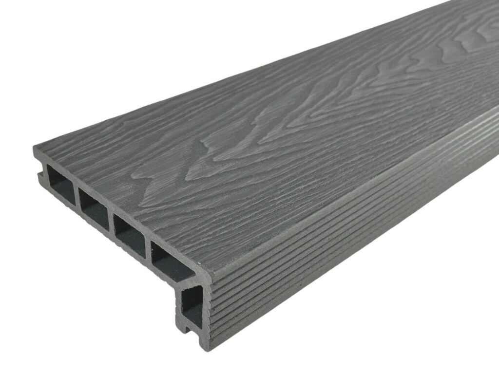 3.6m silver step edge woodgrain side